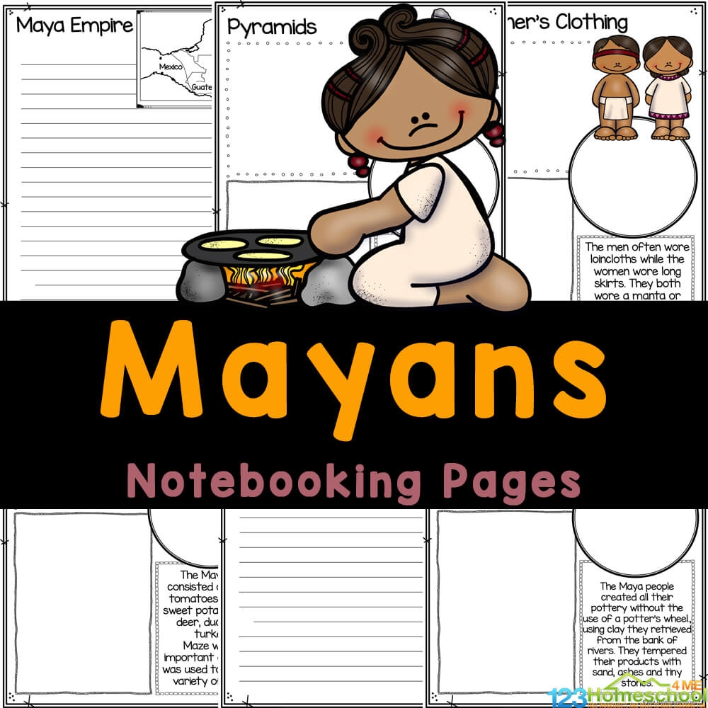 FREE Printable Maya Coloring Pages For Kids To Read Color Learn