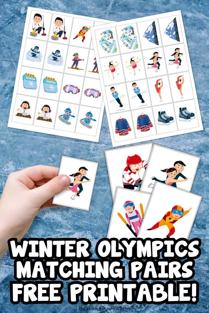 Free Printable Winter Olympics Memory Match Game Cards Free Printable Winter Olympics Memory Match Game Cards
