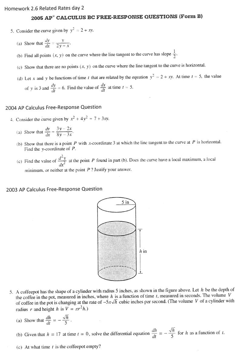 Free Related Rates Worksheet Download Free Related Rates Worksheet Png Images Free Worksheets On Clipart Library