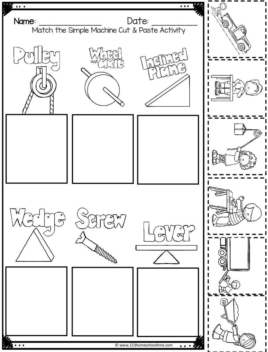 Storyboard That Free Simple Machines Worksheets