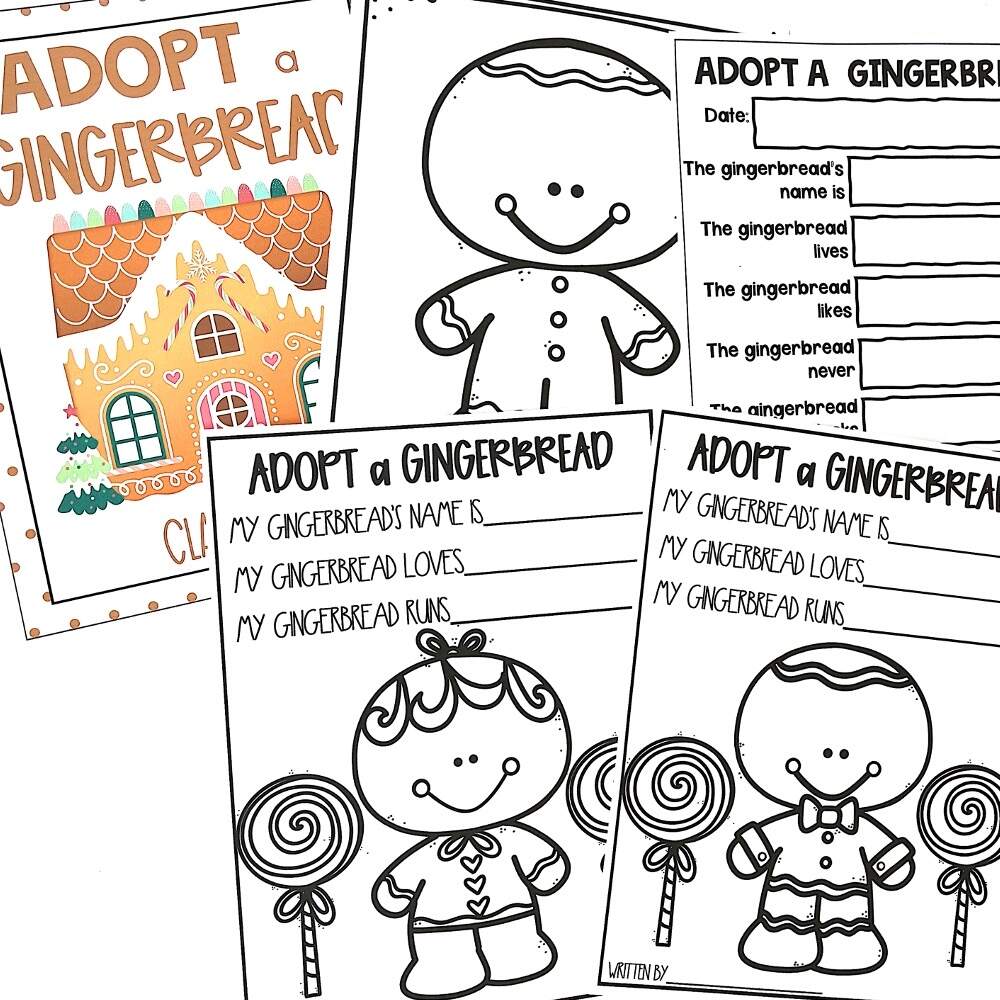 Gingerbread Activities For First Grade Megan Mitchell