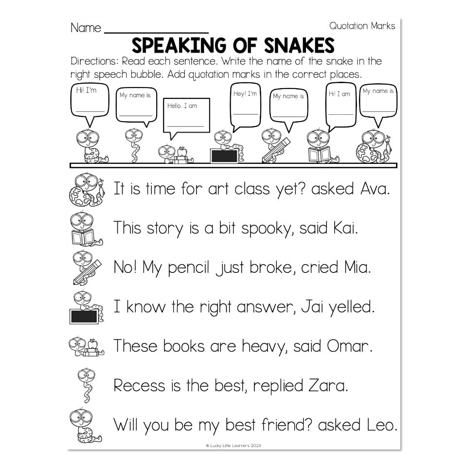 Grade 2 Speech Marks Worksheets Free English Worksheets Worksheets Library Grade 2 Speech Marks Worksheets Free English Worksheets Worksheets Library
