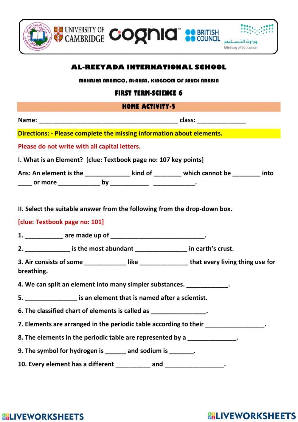 Free Science Grade 6 Worksheet Download Free Science Grade 6 Worksheet Png Images Free Worksheets On Clipart Library