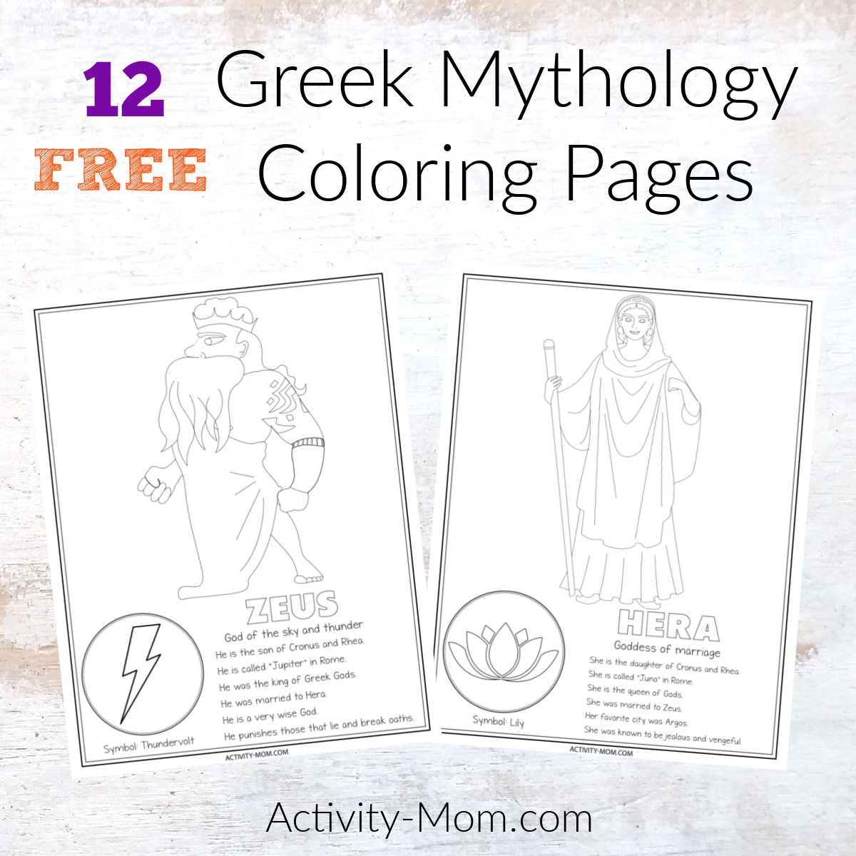 Greek Mythology Coloring Pages Free The Activity Mom Greek Mythology Coloring Pages Free The Activity Mom
