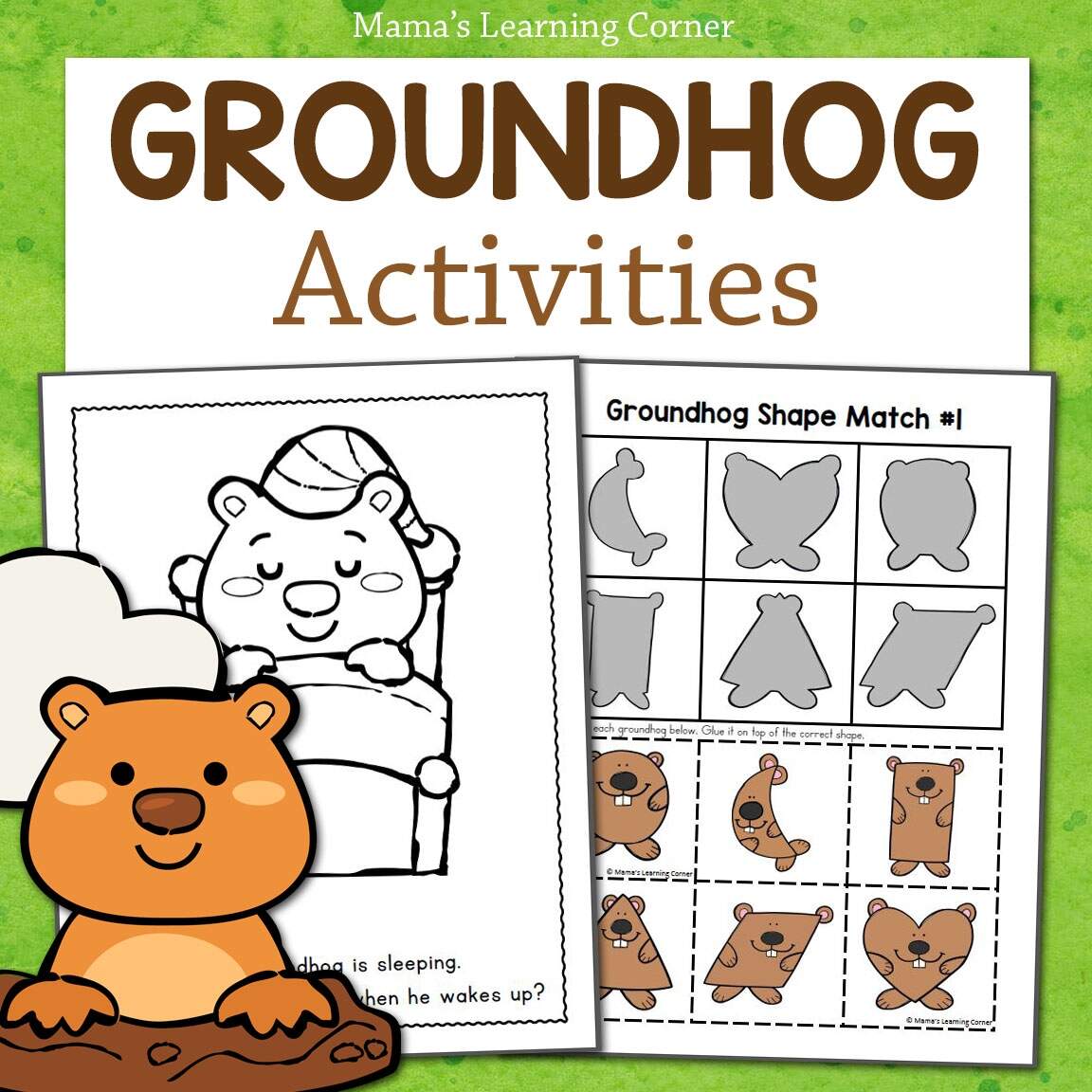 Groundhog Day Worksheets And Activities Mamas Learning Corner Groundhog S Day Word Scramble
