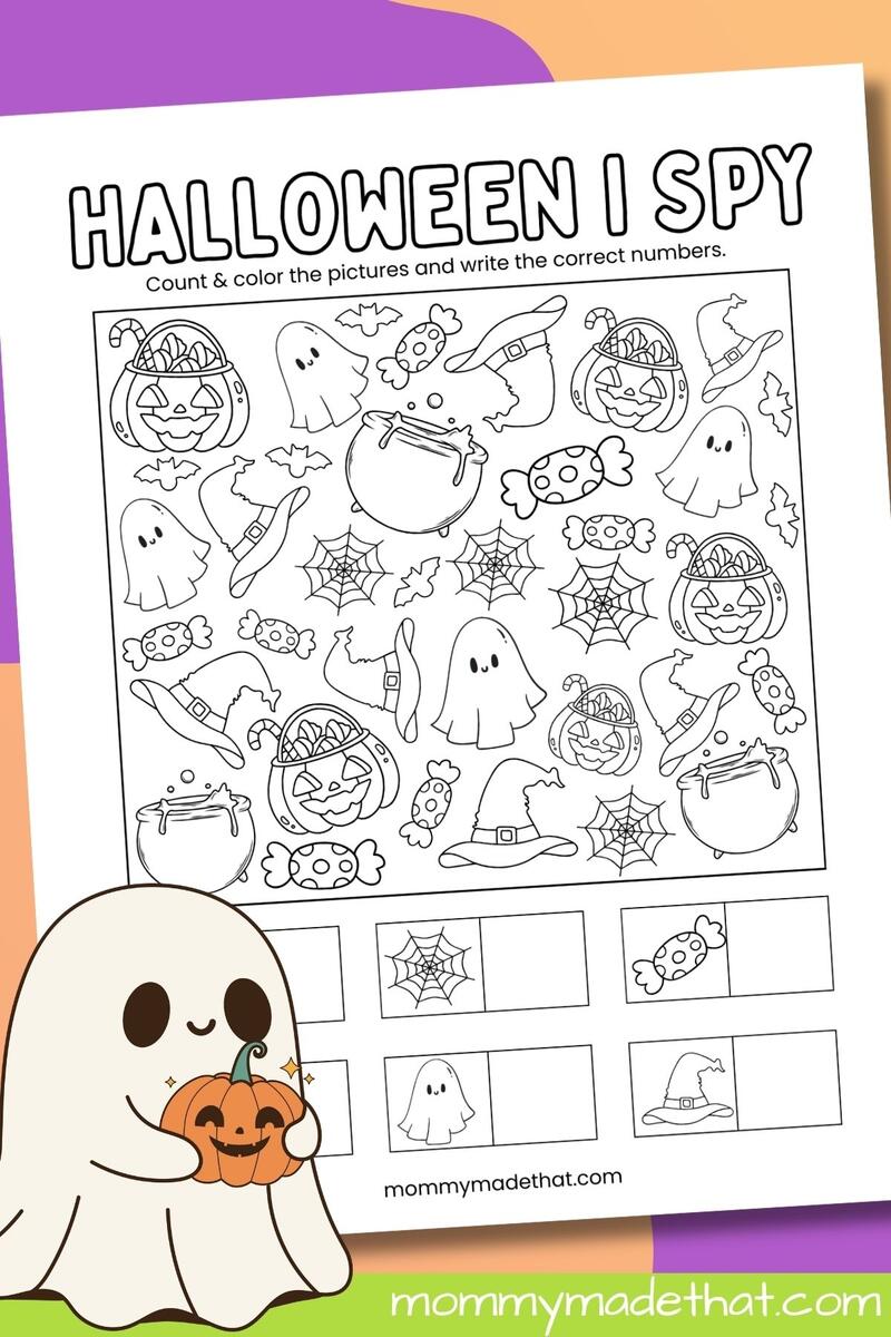 Halloween I Spy Free Printable Halloween I Spy Free Printable