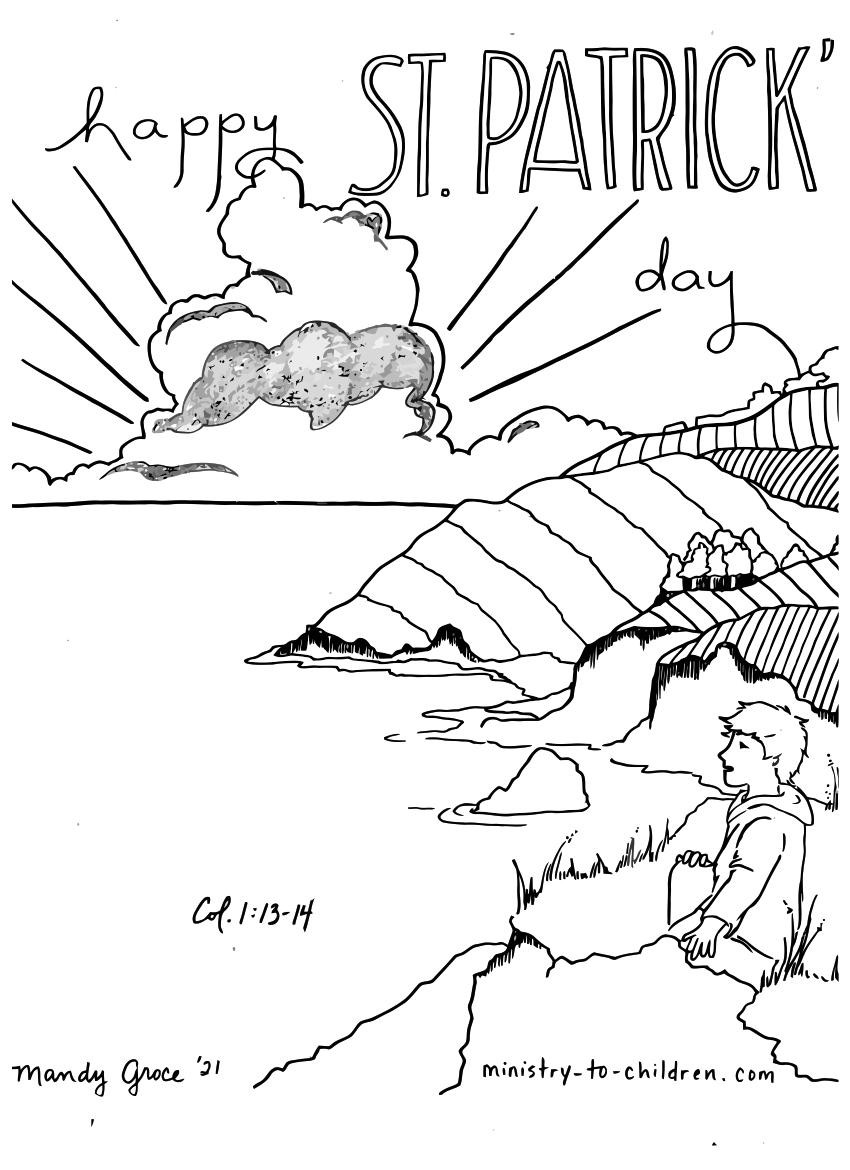 Happy St Patrick S Day Coloring Page Ministry To Children Happy St Patrick S Day Coloring Page Ministry To Children
