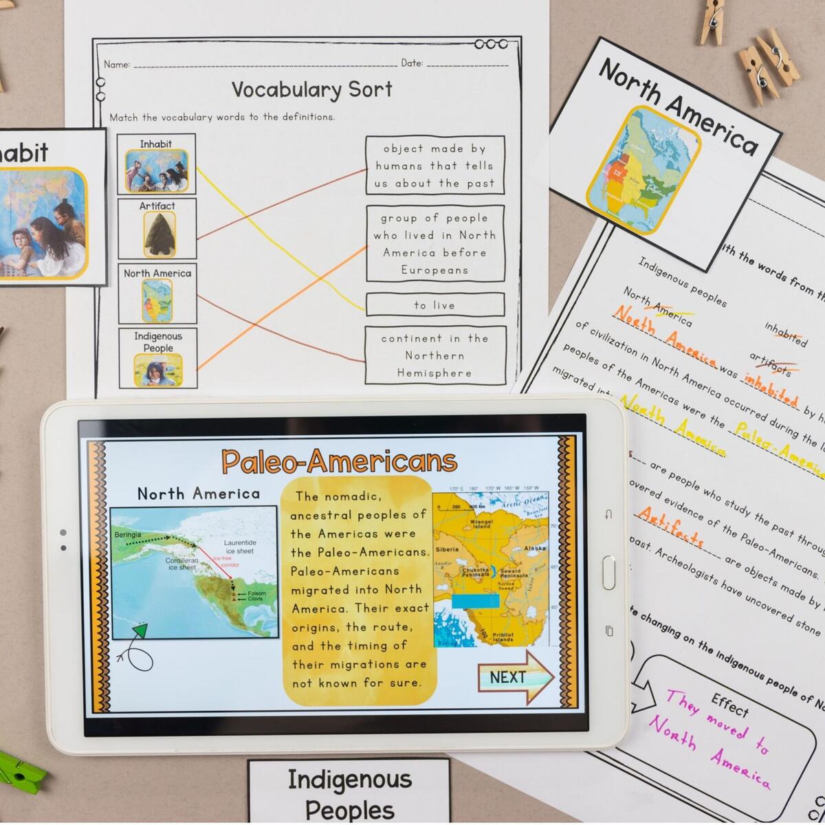 History Unit 1 Paleo Americans The First Peoples Of North America MagiCore