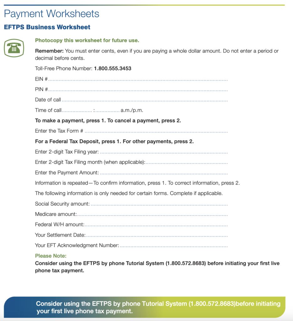 How Do I Use The Electronic Federal Tax Payment System EFTPS Worksheets Library Free Eftps Tax Payment Report Worksheet Download Free Eftps Tax Payment Report Worksheet Png Images Free Worksheets On Clipart Library
