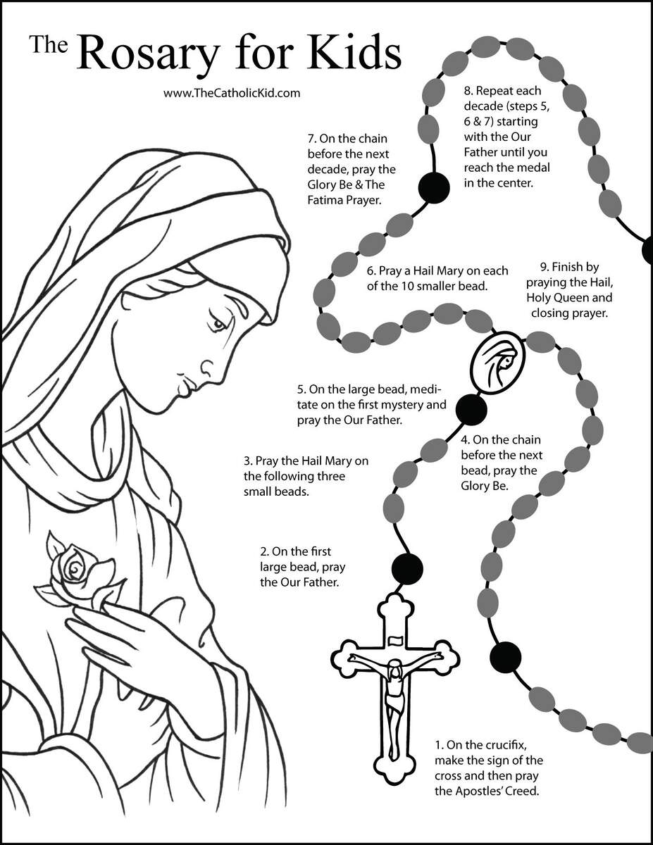 How To Pray The Rosary For Kids TheCatholicKid