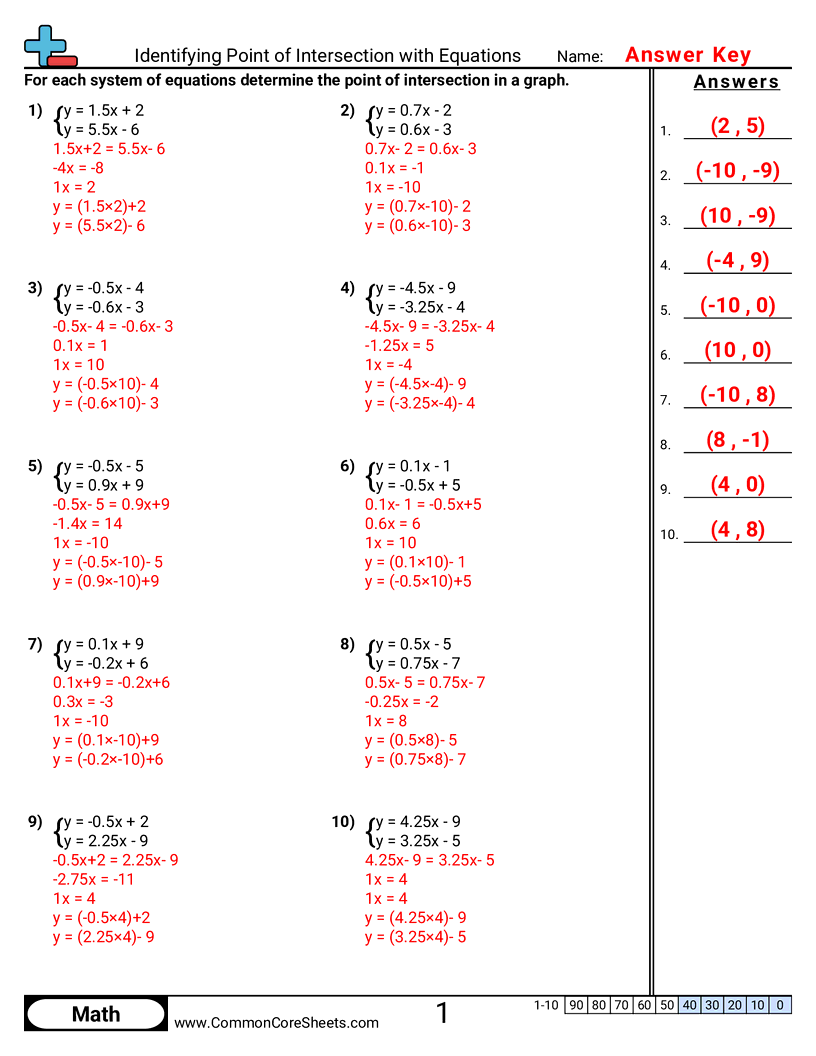 Identifying Parallel Perpendicular Intersecting Lines Worksheet Made By Teachers