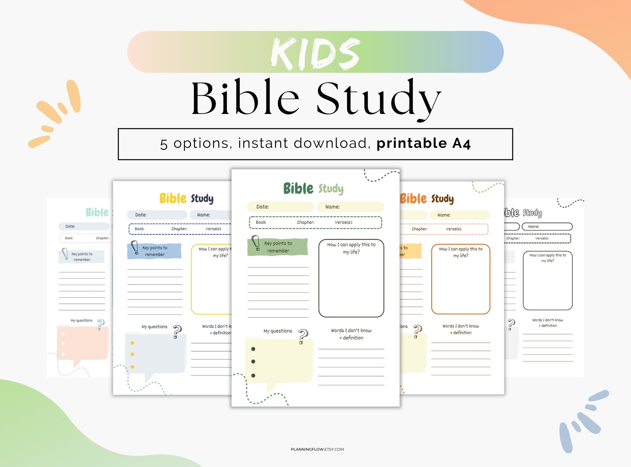 Kids Bible Study Printable Christian Prayer Worksheet Digital Download Etsy 250 Bible Learning Worksheets Preschool Kindergarten PDF Digital Download Etsy