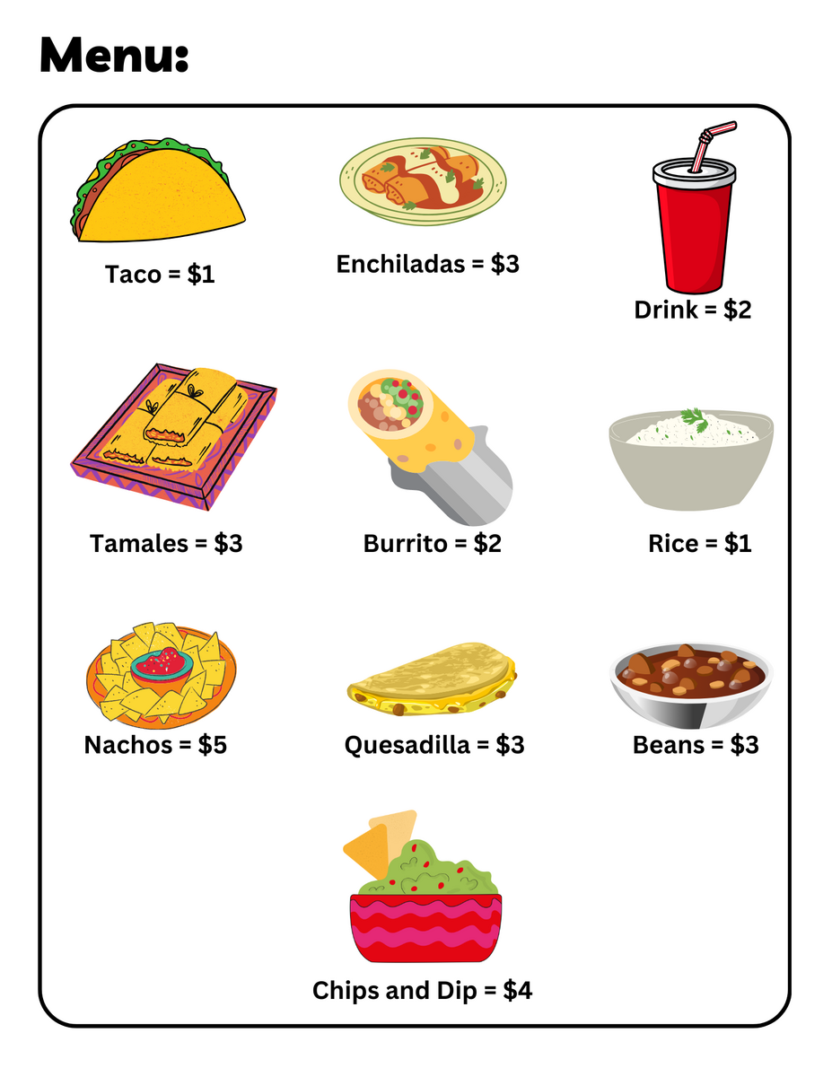 Let S Taco Bout Math Addition Practice For Early Elementary Life Skills Made By Teachers