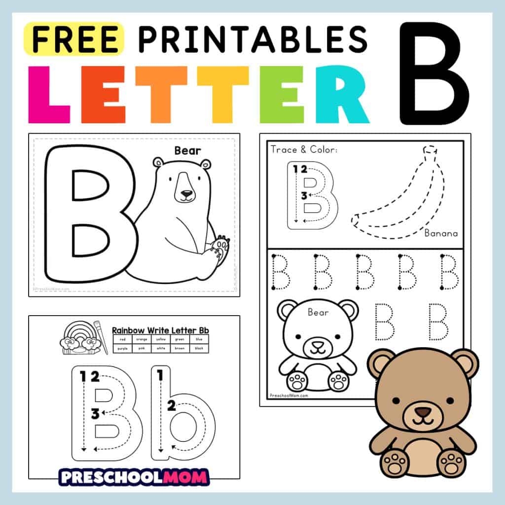Letter B Preschool Printables Preschool Mom 11 Letter A Worksheets For Preschool K Free Printables Literacy Learn