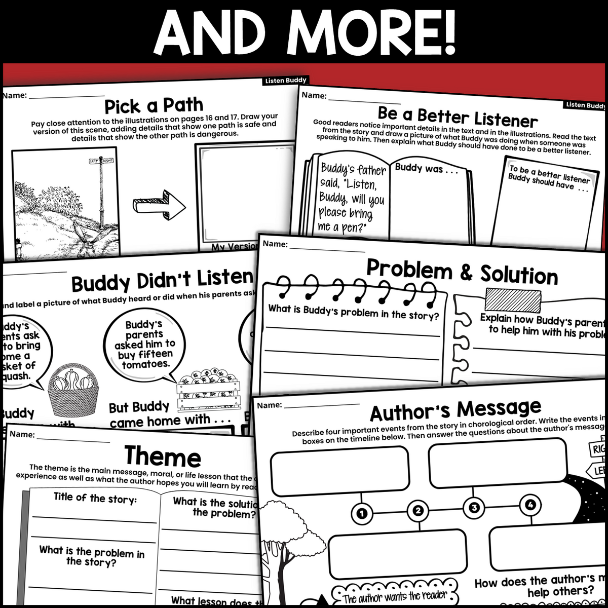 Helen Lester Author Study Read Aloud Activities BUNDLE For IRA Made By Teachers