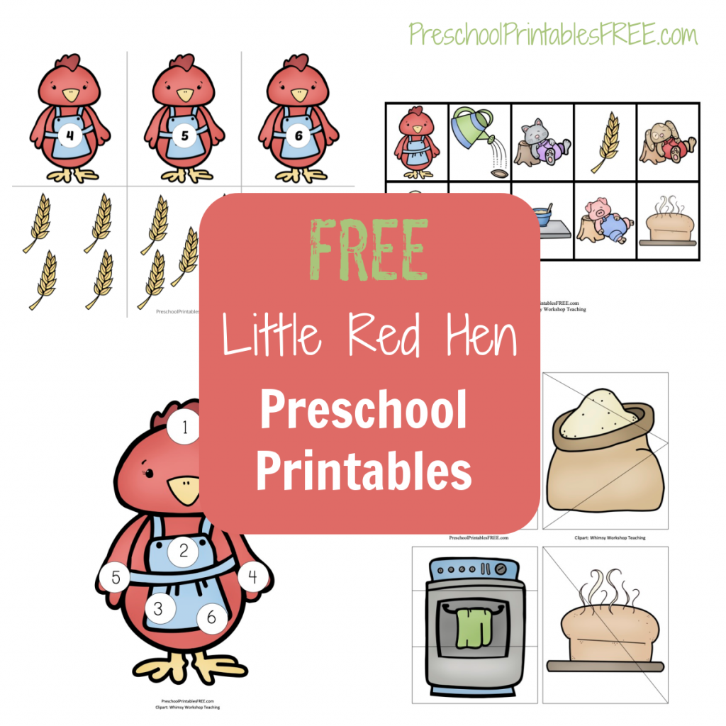 Little Red Hen Craftivity Top Teacher