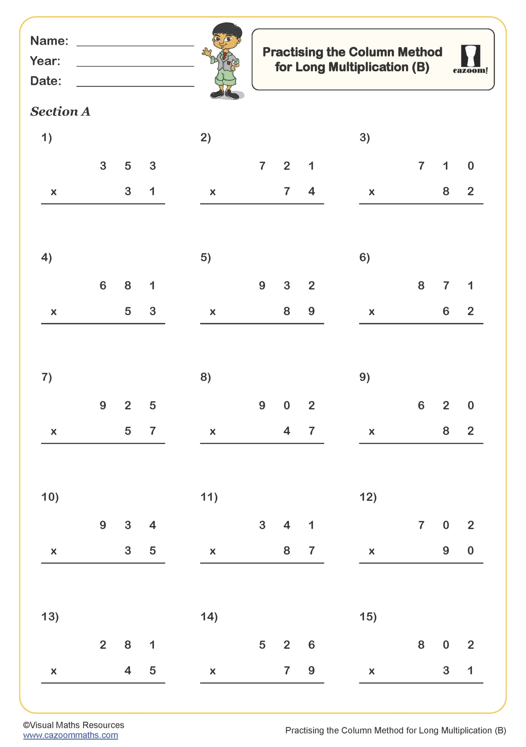Long And Short Division A Worksheet No Remainders PDF Printable Number Worksheets Long And Short Division A Worksheet No Remainders PDF Printable Number Worksheets