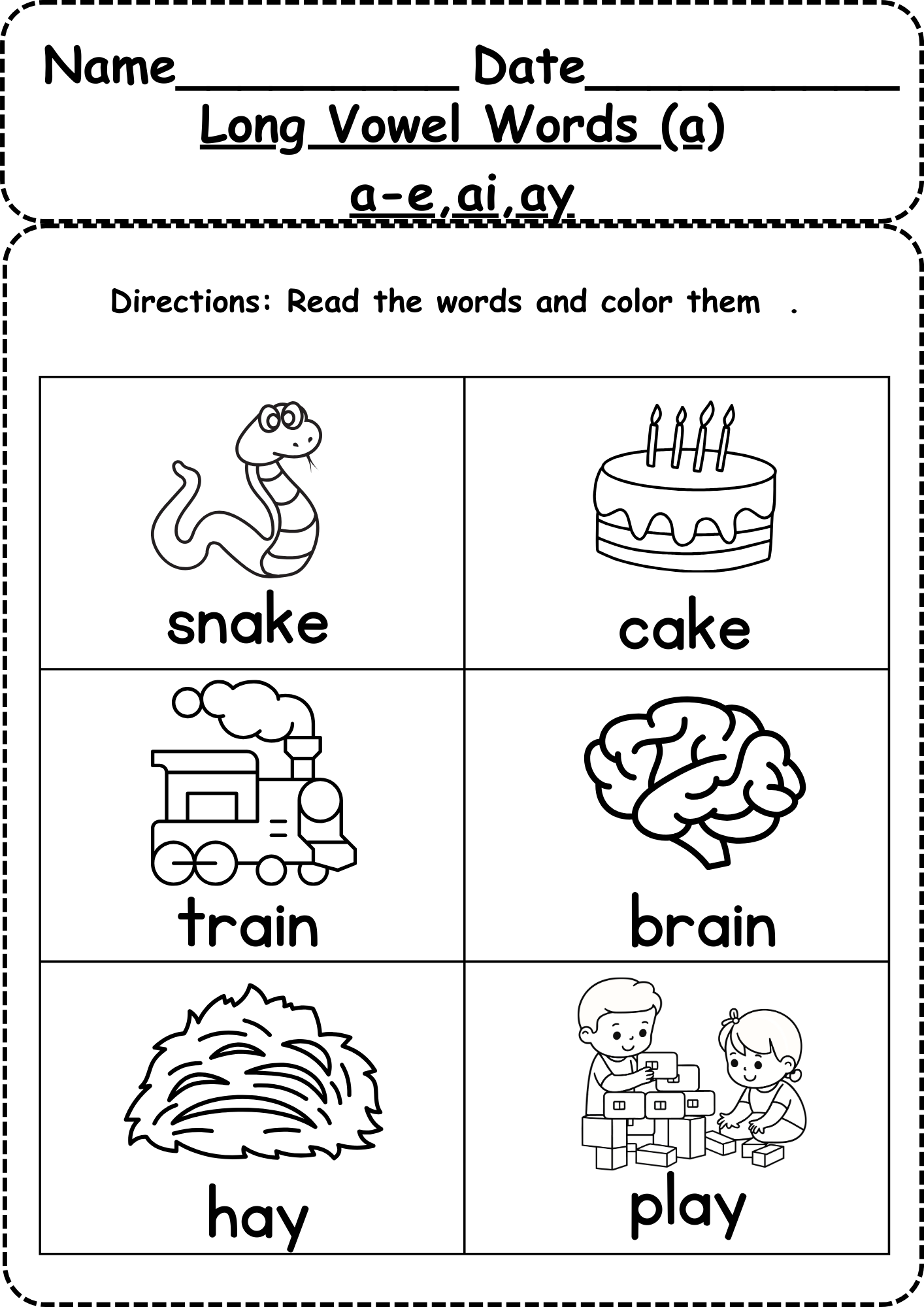 Long Vowels Worksheets Free Coloring Pages 5 Printables Long And Short Vowel Sounds Worksheet Free Printable Digital PDF