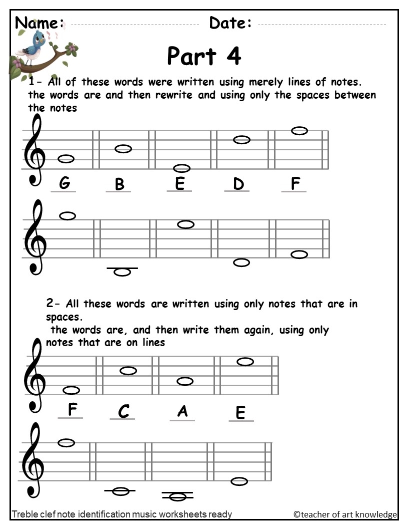 Music Worksheets Treble Clef Note Reading Music Assessments Lines Spaces Solutions Made By Teachers Music Worksheets Treble Clef Note Reading Music Assessments Lines Spaces Solutions Made By Teachers