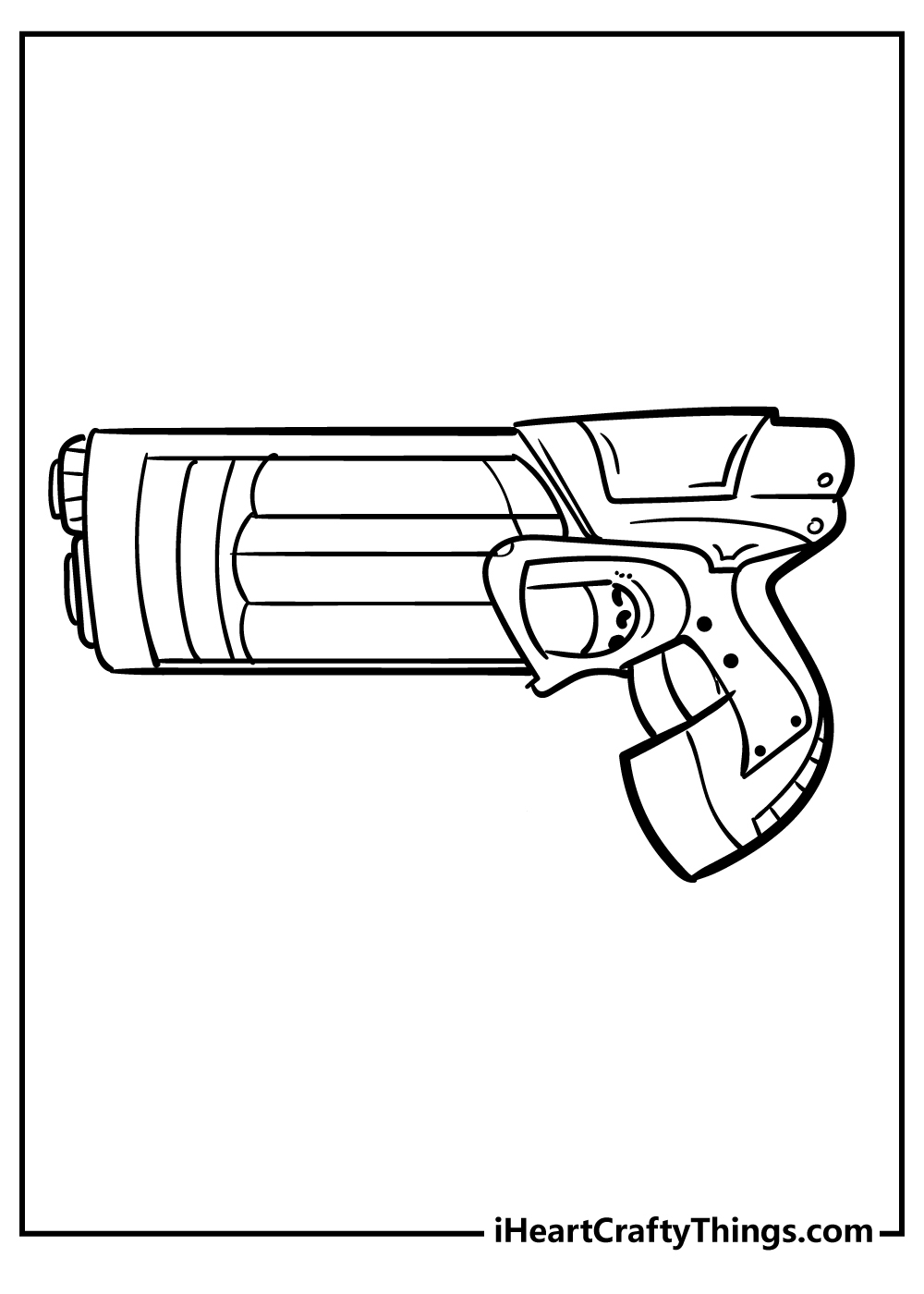 Nerf Gun Coloring Pages 100 Free Printables