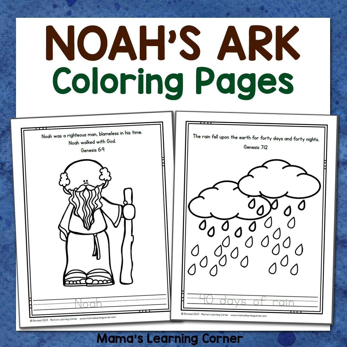 Noah S Ark Coloring Pages Mamas Learning Corner Noah S Ark Coloring Pages Mamas Learning Corner