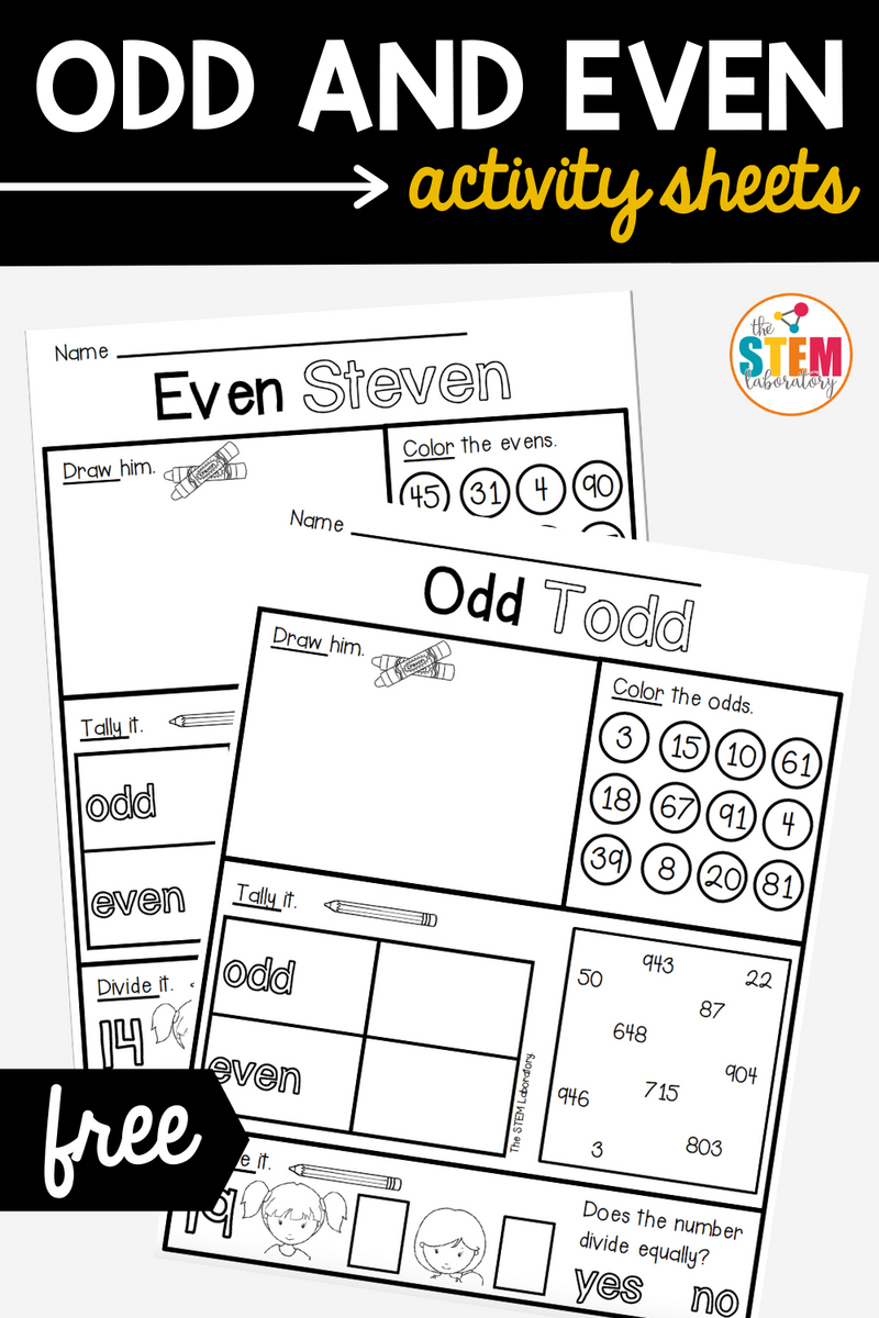 Printable Odd And Even Numbers Worksheet Odd And Even Digital For Grade 1 2 Made By Teachers