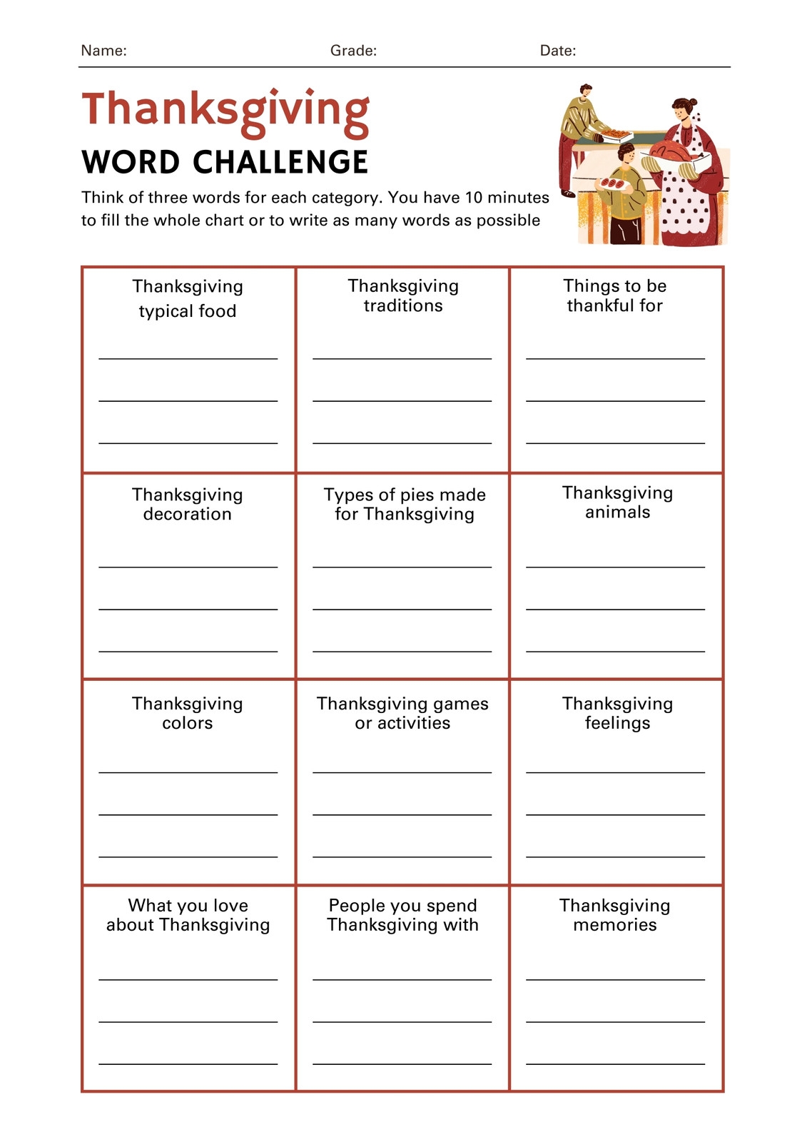 Page 5 Free Printable Thanksgiving Worksheet Templates Canva Page 5 Free Printable Thanksgiving Worksheet Templates Canva