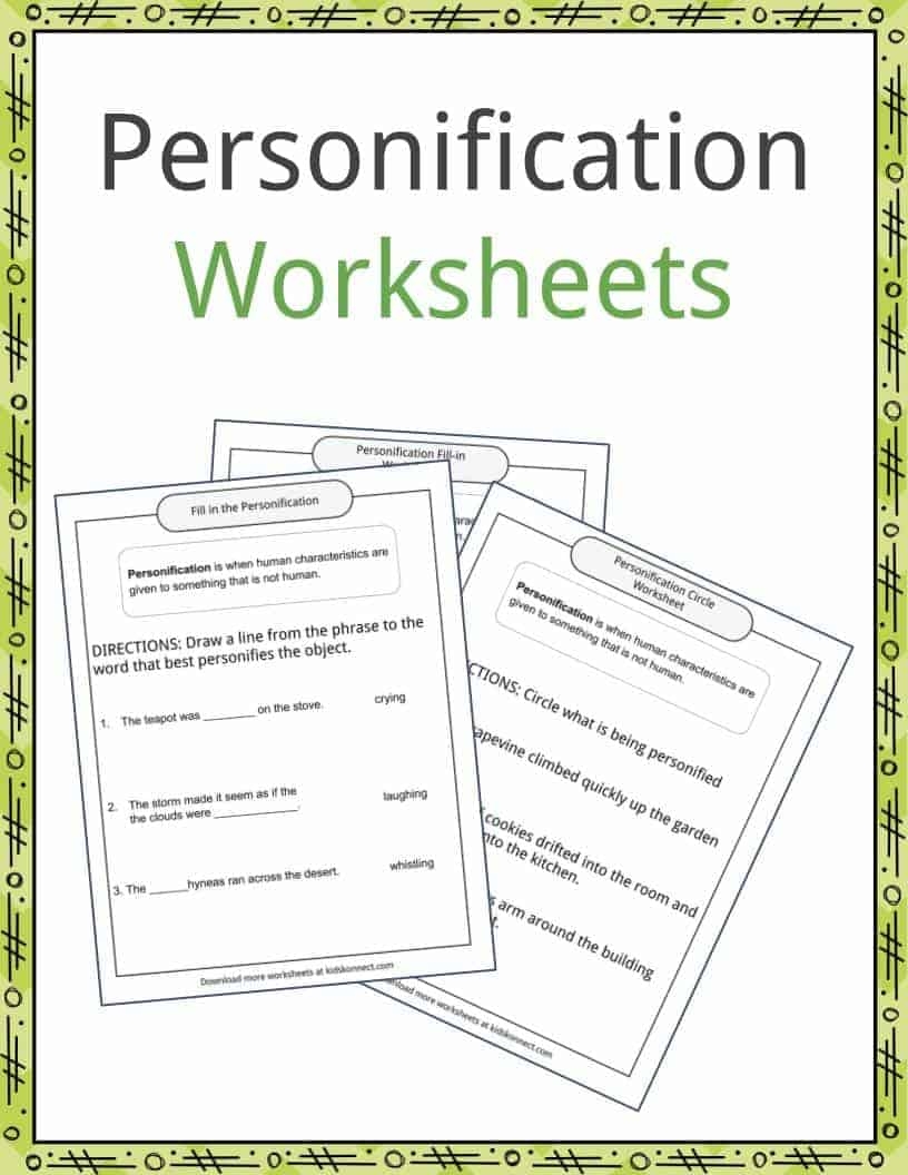 Storyboard That Free Figurative Language Worksheets