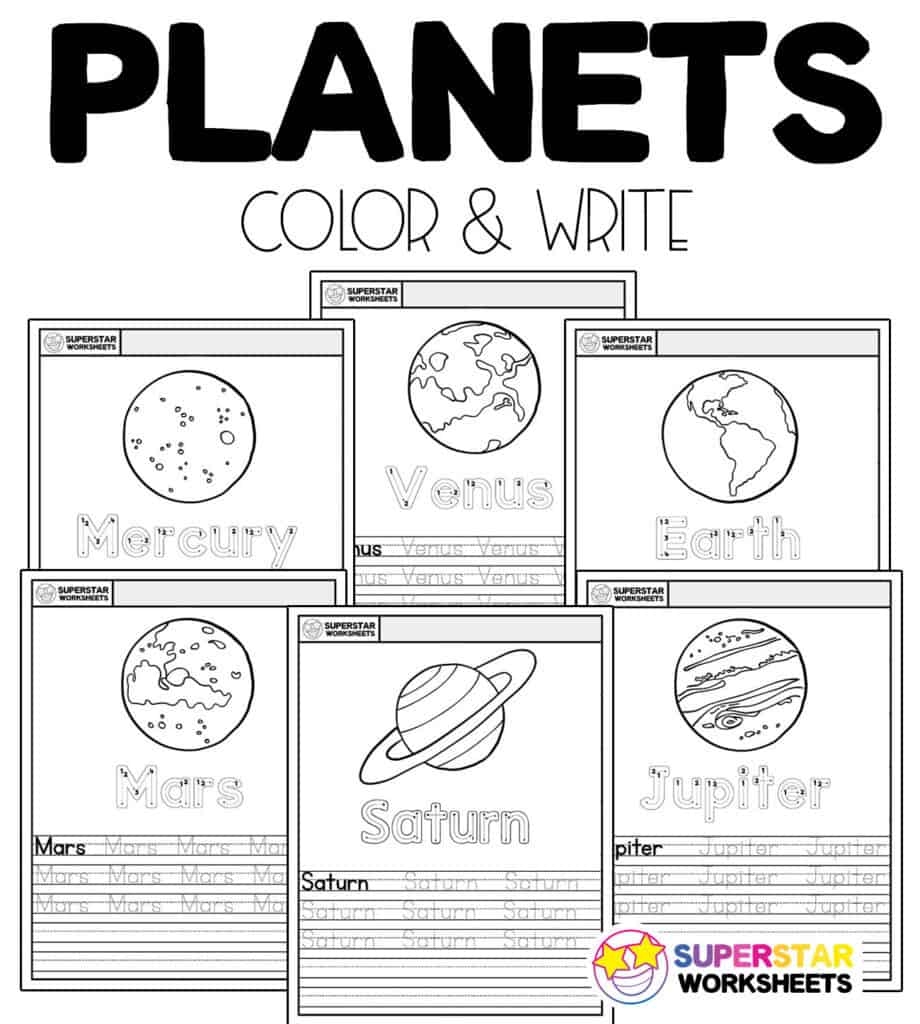 Planet Worksheets Superstar Worksheets NASA Coloring Pages NASA Space Place NASA Science For Kids