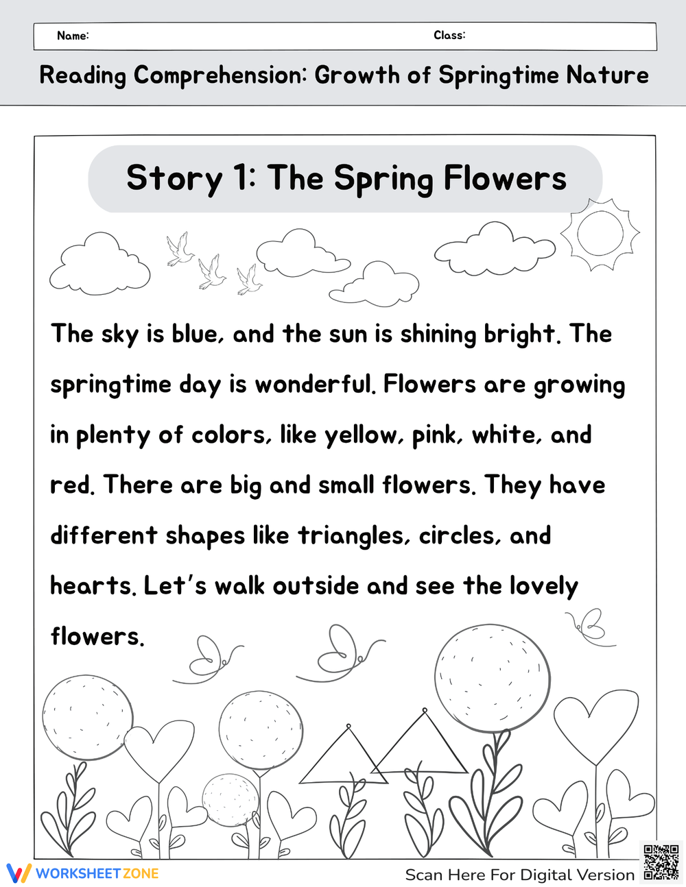Printable 2nd Grade Spring Worksheets Download Printable 2nd Grade Spring Worksheets Download