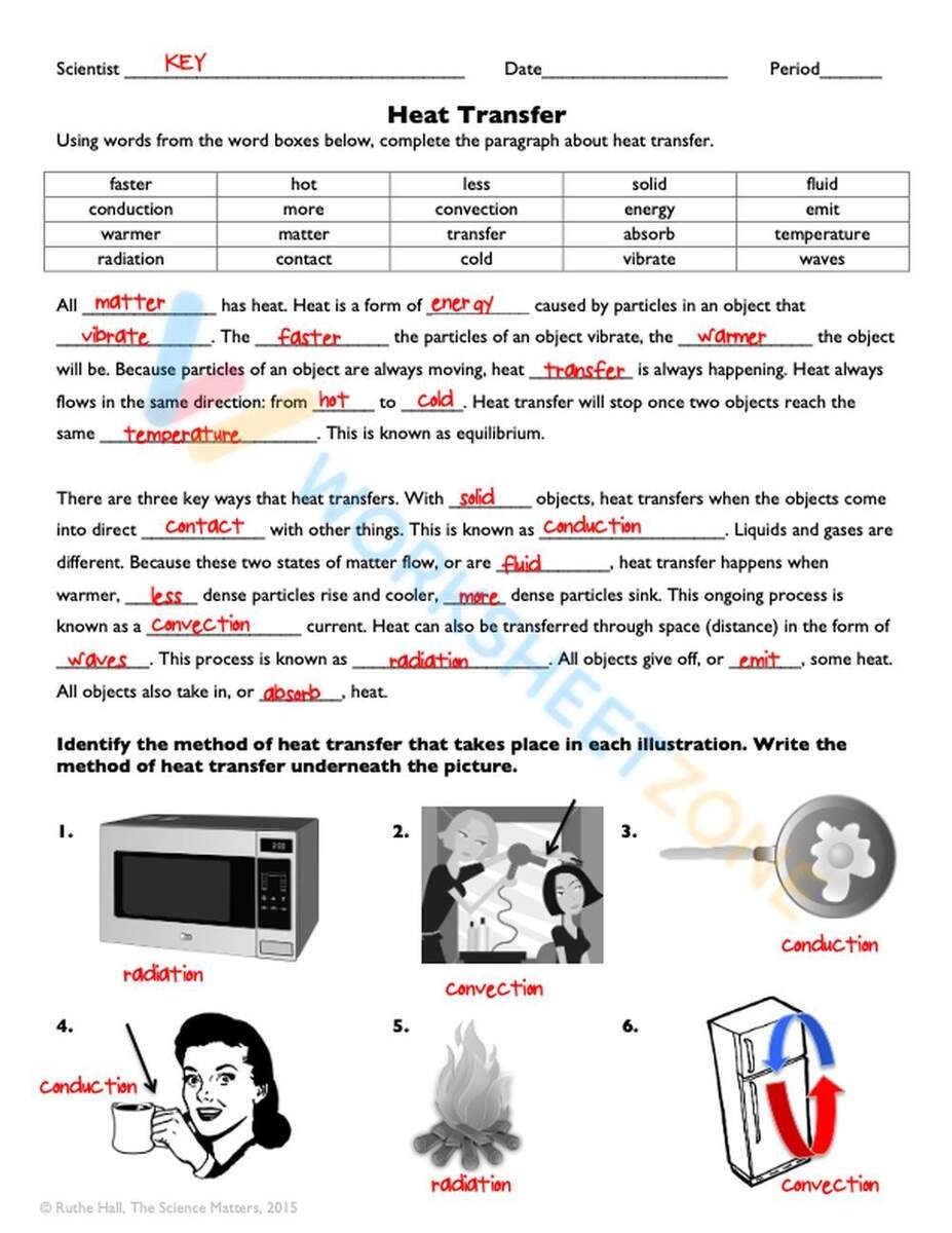 Printable 6th Grade Heat Transfer Worksheets Download Printable 6th Grade Heat Transfer Worksheets Download