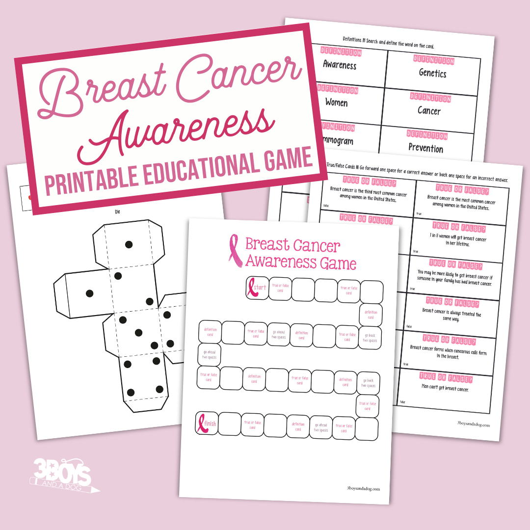 Printable Breast Cancer Awareness Game Breast Cancer Awareness Word Scramble WordMint
