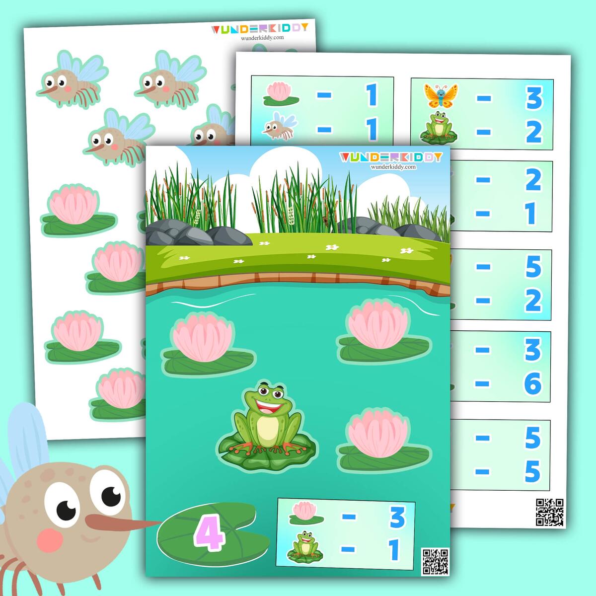 Printable Frogs Counting Up To 10 Activity For Kids