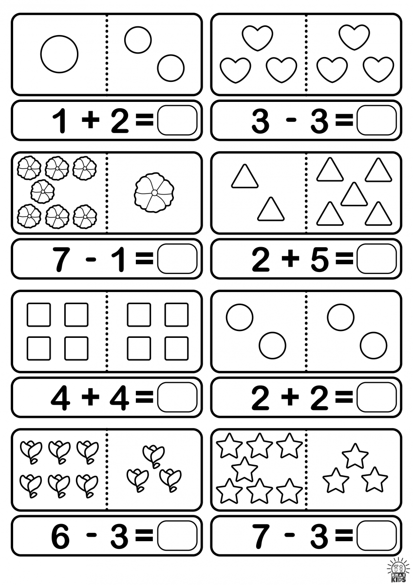 Kindergarten Math Worksheets PDF Printable PDF Worksheets Cazoom Math