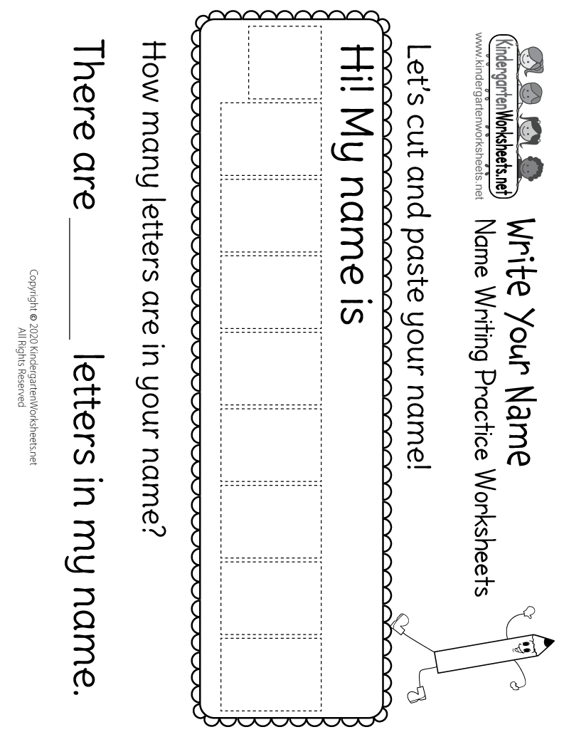 Editable Name Worksheets A To Z