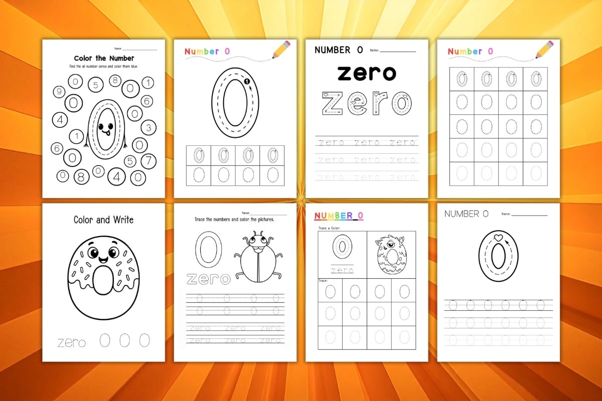 Printable Number 0 Worksheets Number 10 Worksheets Superstar Worksheets