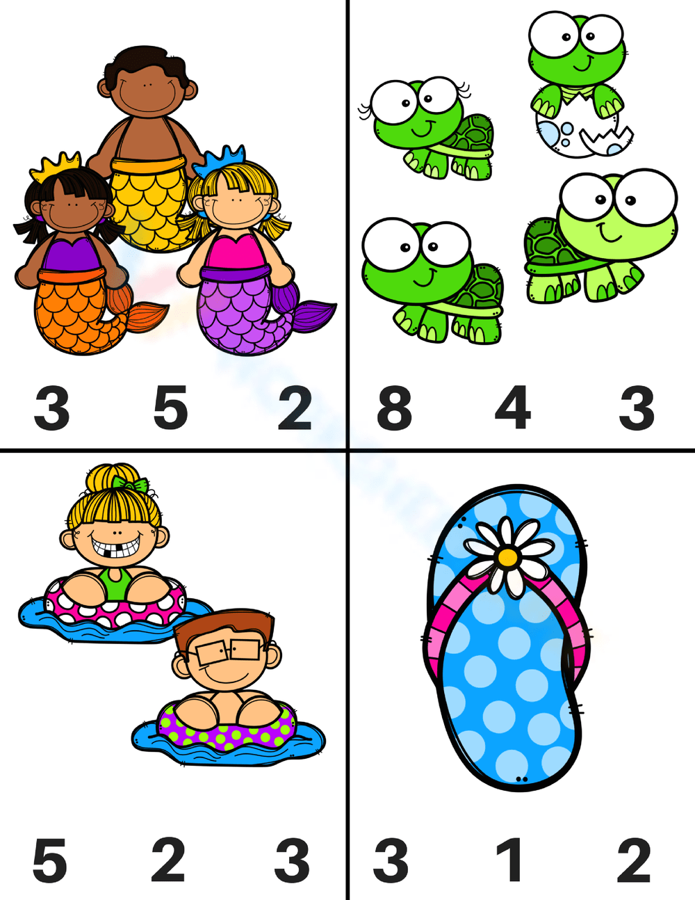 Printable One To One Correspondence Worksheets Download
