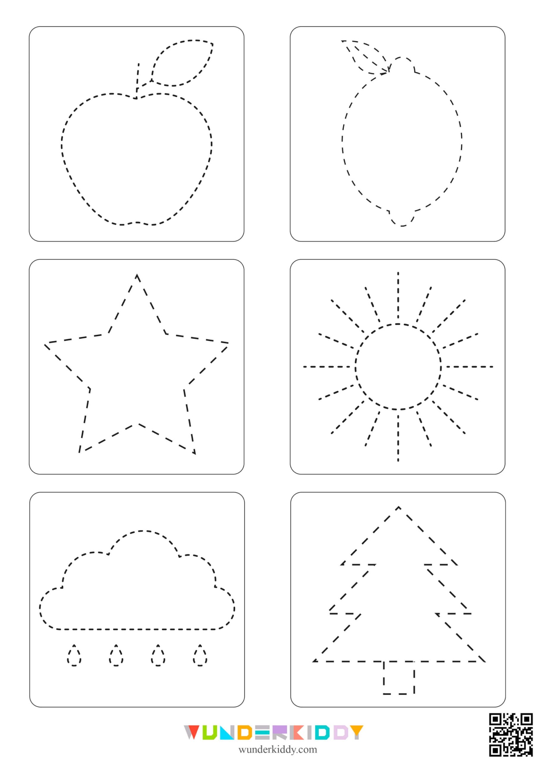 Free Preschool Tracing Sheep Worksheet