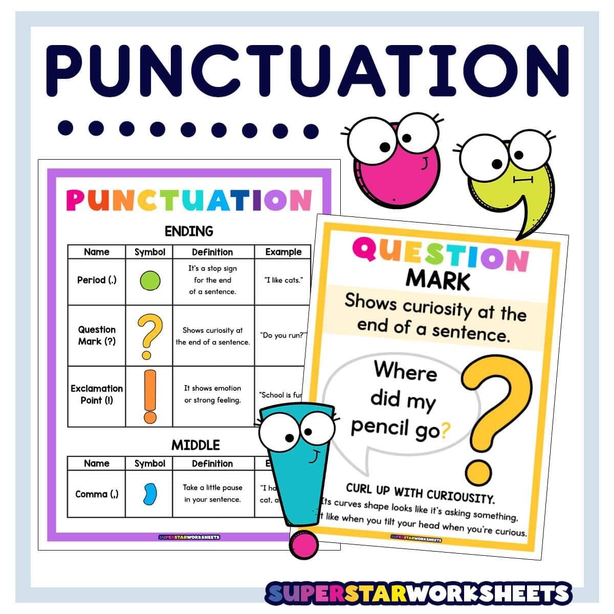 Punctuation Worksheets Free Printables Superstar Worksheets Punctuation Worksheets Free Printables Superstar Worksheets