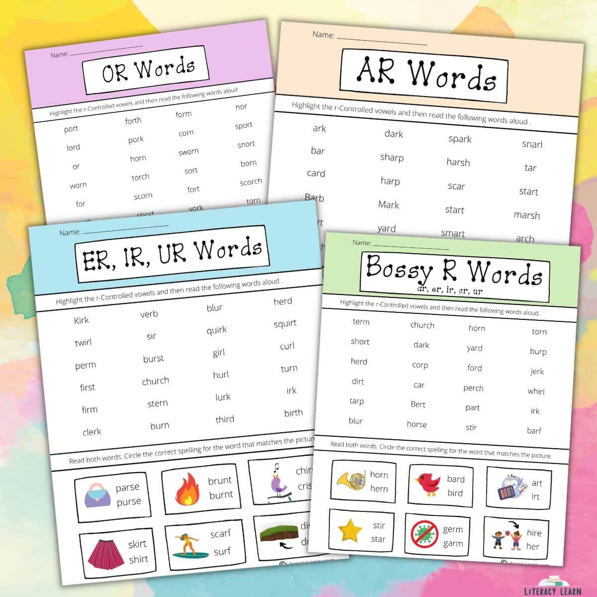 Free AR Word List And More Forward With Fun