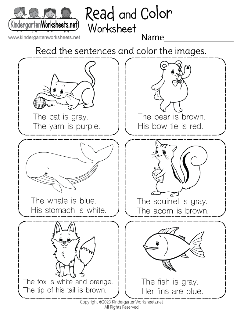 Reading Worksheet Free Printable Digital PDF