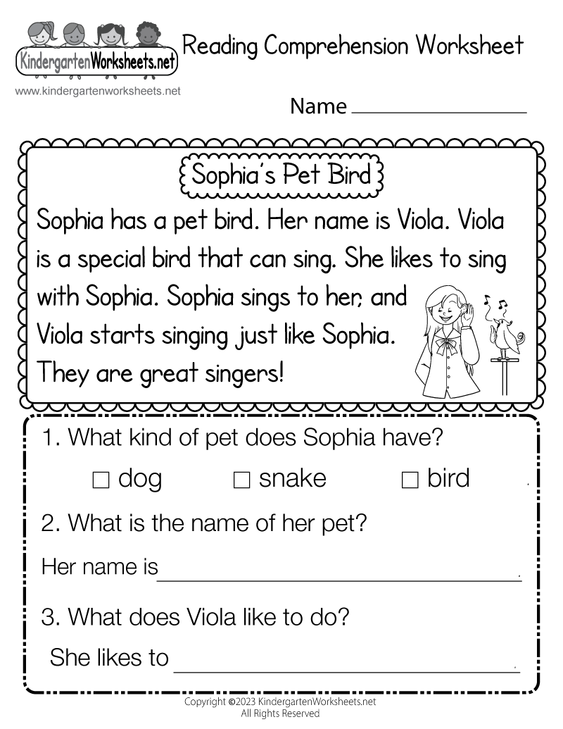 Read And Color Worksheet Free Printable Digital PDF