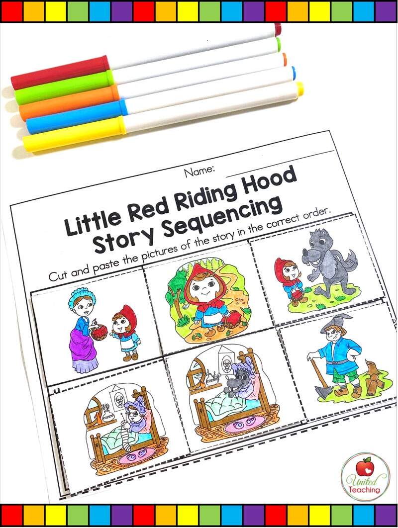 Red Riding Hood Fairy Tale Activities United Teaching