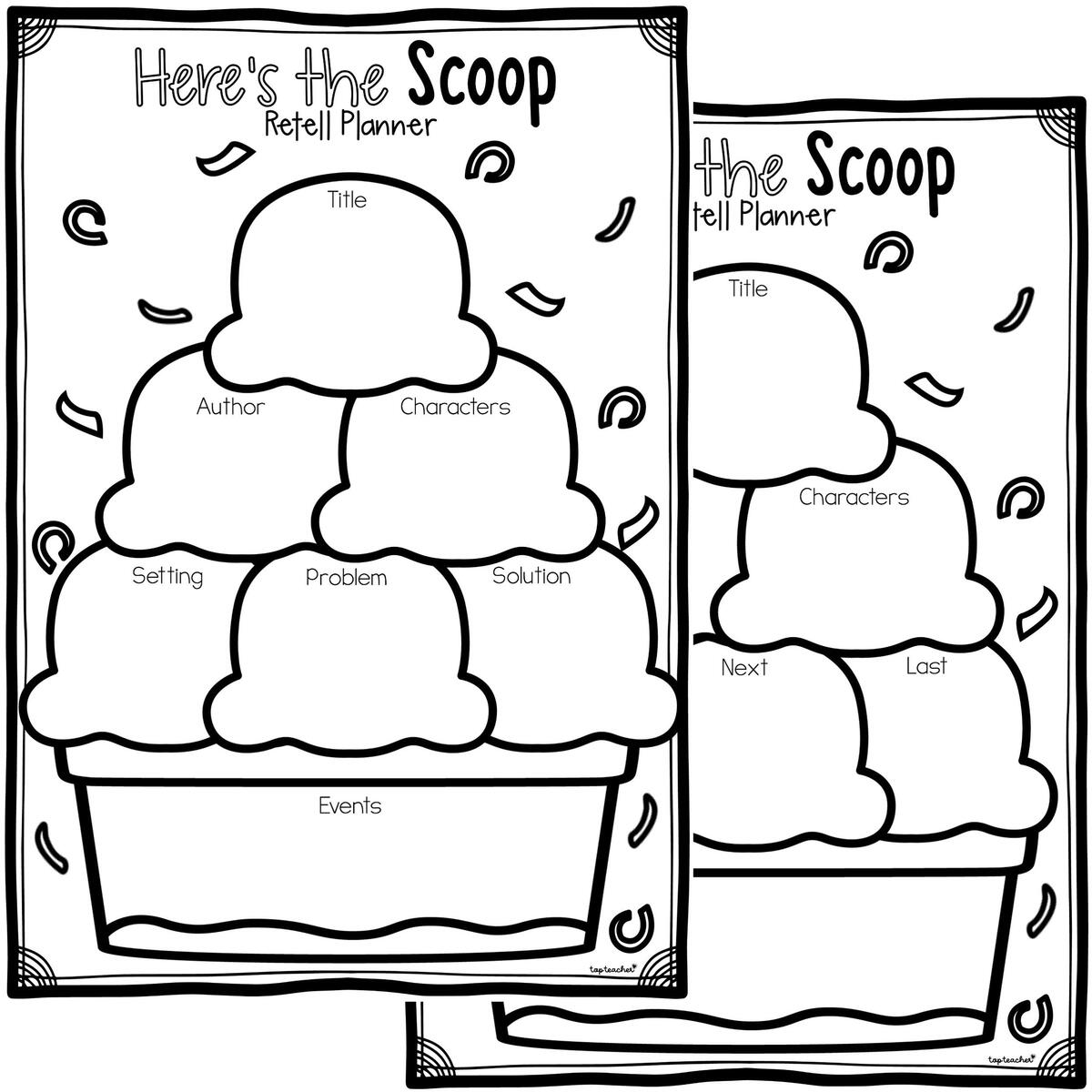 Retell Planner Here s The Scoop Top Teacher