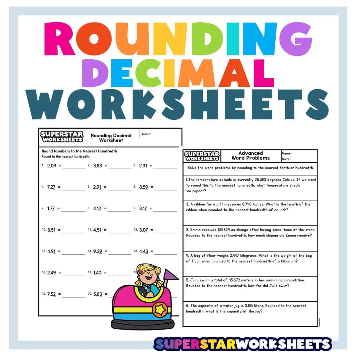 Rounding Decimals To The Nearest Whole