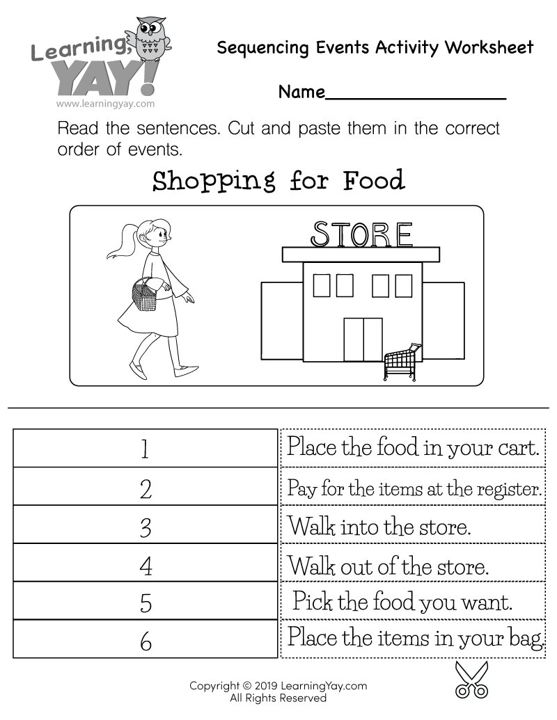 Sequencing Events Activity Worksheet For 1st Grade Free Printable Sequencing Events Activity Worksheet For 1st Grade Free Printable