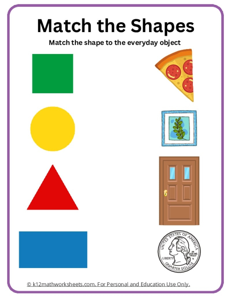 Shape Woksheet