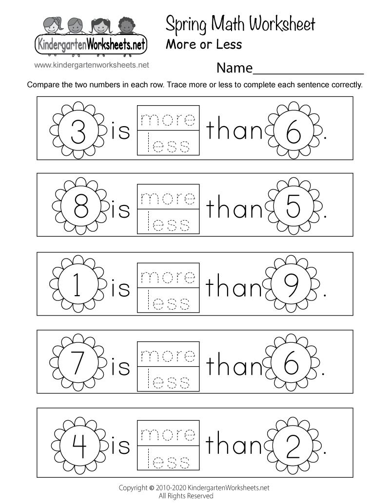 Spring Math Worksheet Free Printable Digital PDF Beginner Subtraction 10 Kindergarten Subtraction Worksheets FREE Printable Worksheets Worksheetfun