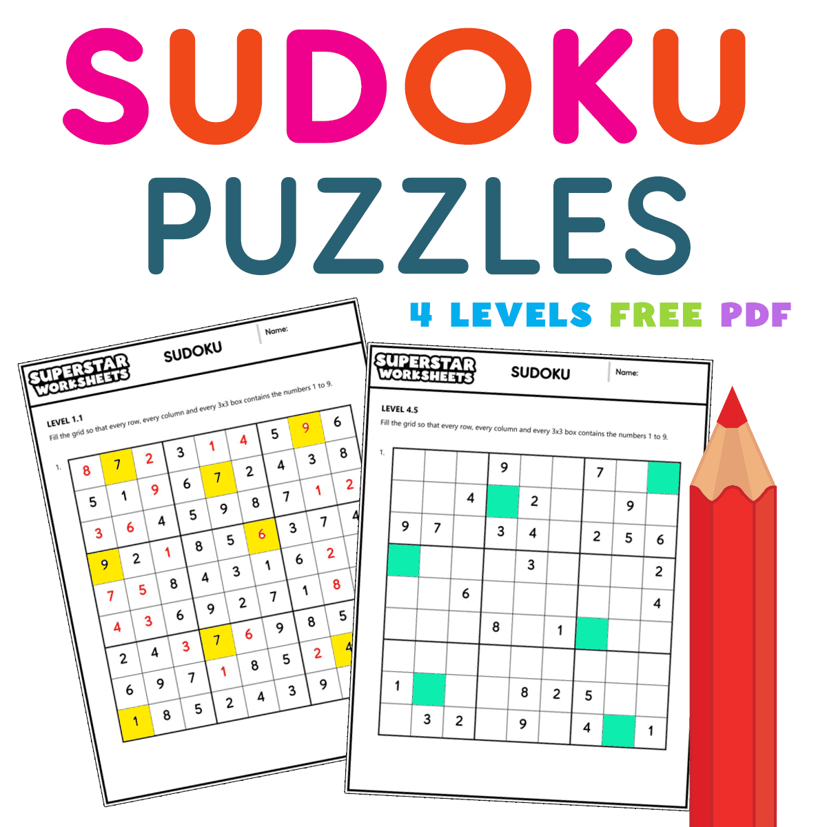 Sudoku Puzzles For Kids Free Printables Superstar Worksheets Sudoku Puzzles For Kids Free Printables Superstar Worksheets