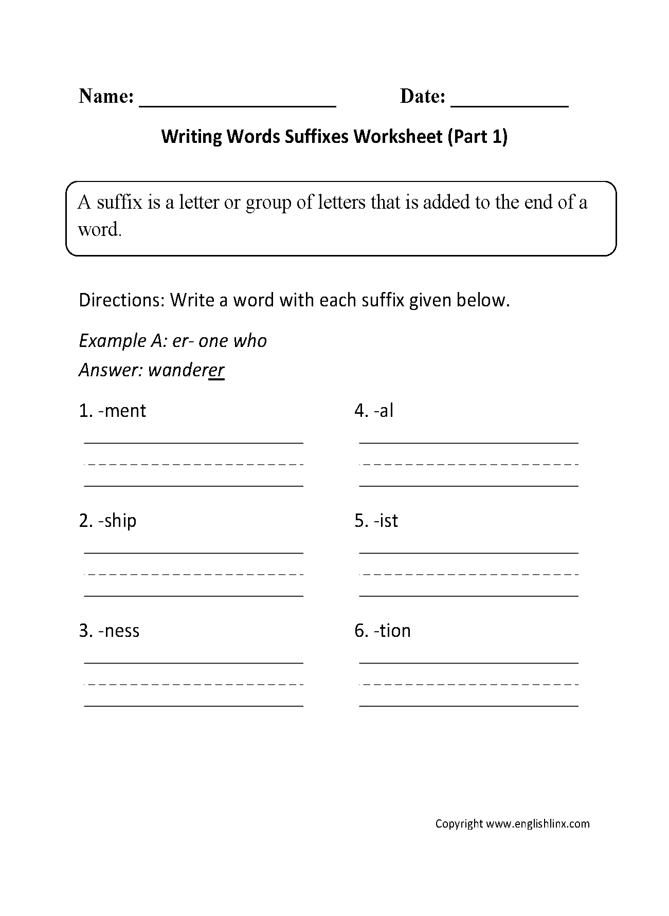 Suffixes Worksheets Printable Word Endings Practice Doubling Rule Free Printables For Teaching Spelling Literacy Learn